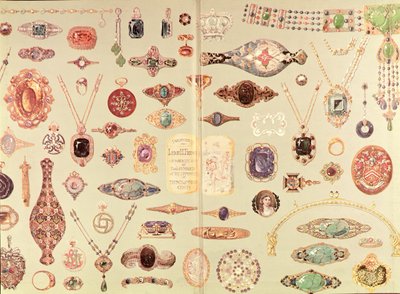 Jewellery from the Tiffany Catalogue, 1890 by American School